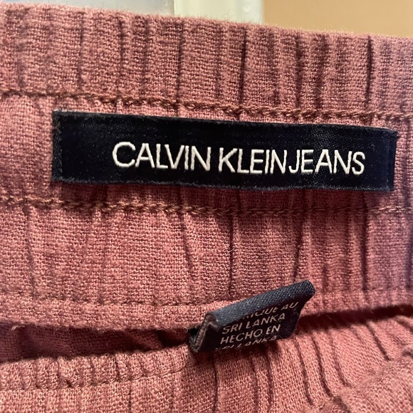 Calvin Klein linen joggers - never worn - Picture 3 of 5